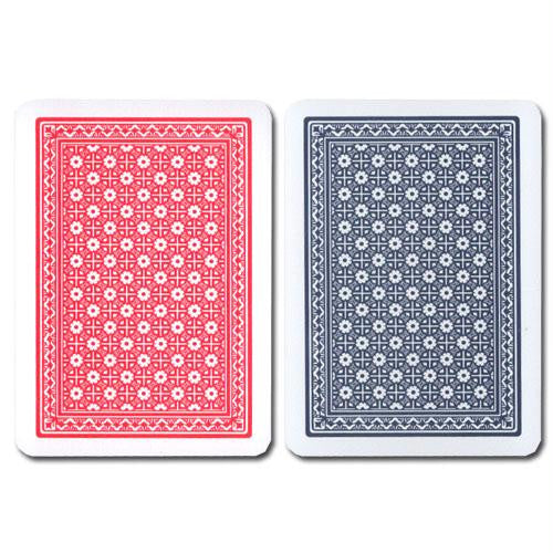 Modiano Super Fiori Poker Red-Blue 4-PIP