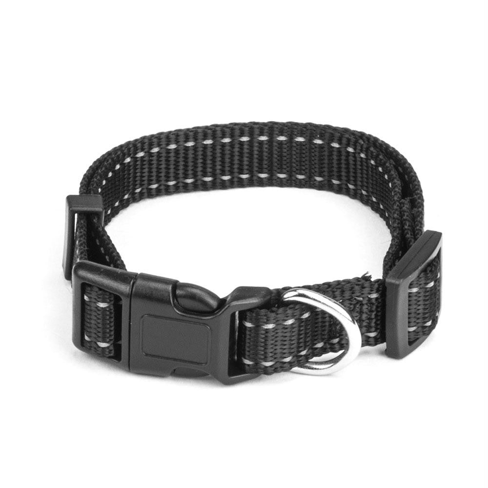 Smal Black Adjustable Reflective Collar