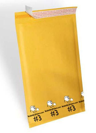 (100) No. 3 BubbleBoy 8.5" x 14" Self-Seal Bubble Mailers