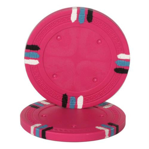 Pink Blank Claysmith 12 Stripe Poker Chip - 13.5grams