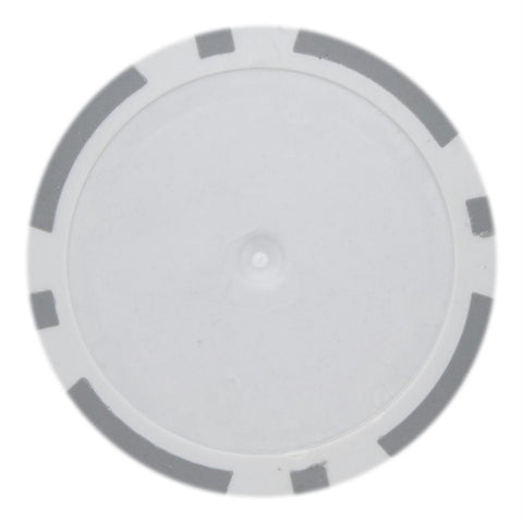 Roll of 25 - Gray Blank Poker Chips - 14 Gram