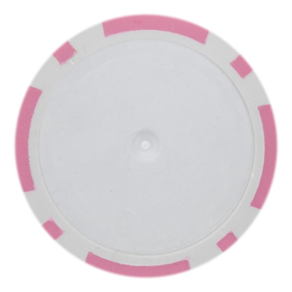 Roll of 25 - Pink Blank Poker Chips - 14 Gram