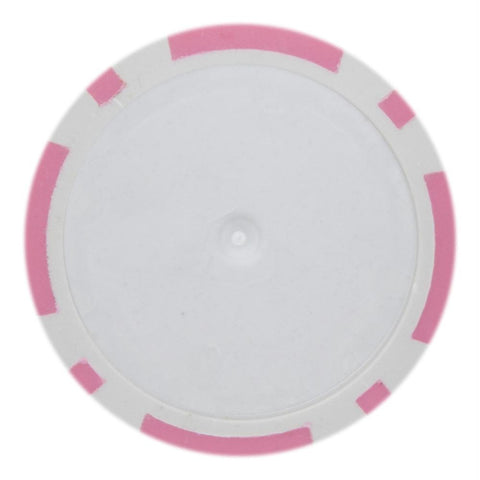 Roll of 25 - Pink Blank Poker Chips - 14 Gram