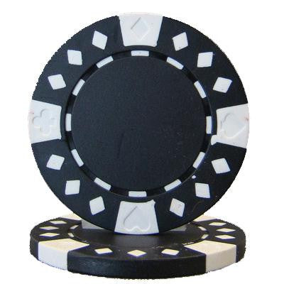 Roll of 25 - Diamond Suited 12.5 gram - Black