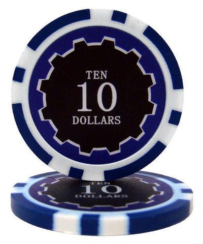 Roll of 25 - Eclipse 14 Gram Poker Chips - $10