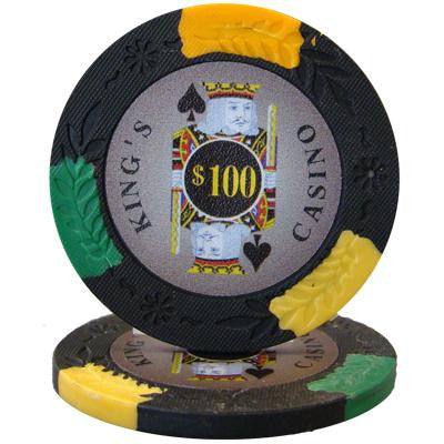 Roll of 25 - King's Casino 14 gram Pro Clay - $100