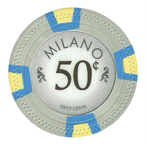 Roll of 25 - Milano 10 Gram Clay - .50&cent;  (cent)