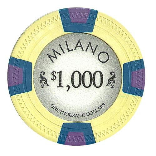 Roll of 25 - Milano 10 Gram Clay - $1000