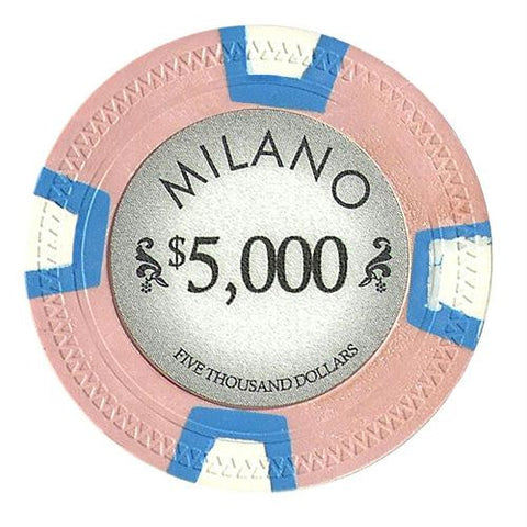 Roll of 25 - Milano 10 Gram Clay - $5000