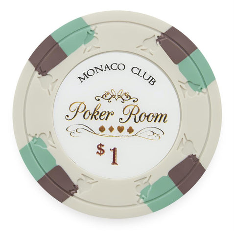 Monaco Club 13.5 Gram, $1, Roll of 25