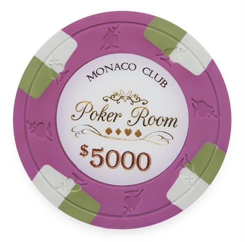 Monaco Club 13.5 Gram, $5,000, Roll of 25