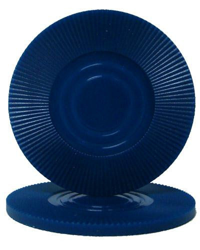 Dark Blue Interlocking Radial Chip