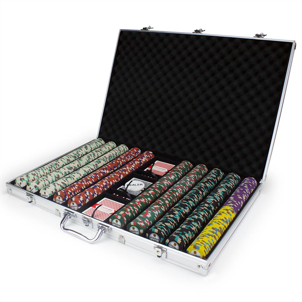 1000ct Claysmith Gaming Showdown Chip Set in Aluminum