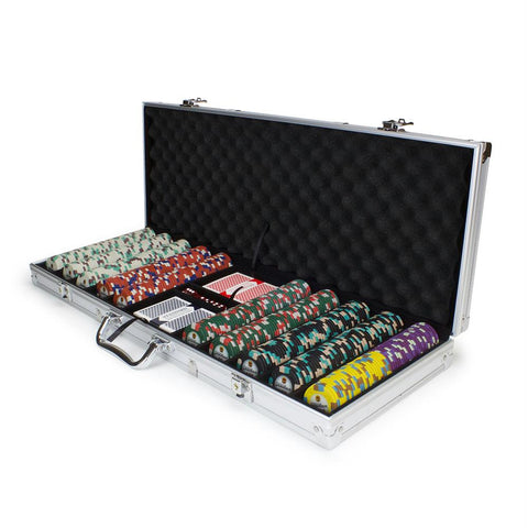 500ct Claysmith Gaming Showdown Chip Set in Aluminum