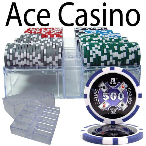 200 Ct - Custom Breakout - Ace Casino 14 Gram - Acrylic Tray