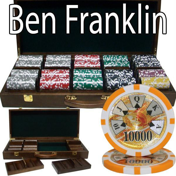 500 Ct - Pre-Packaged - Ben Franklin 14 G - Walnut Case