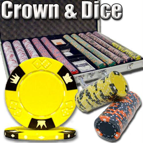 1,000 Ct - Pre-Packaged - Crown & Dice - Aluminum