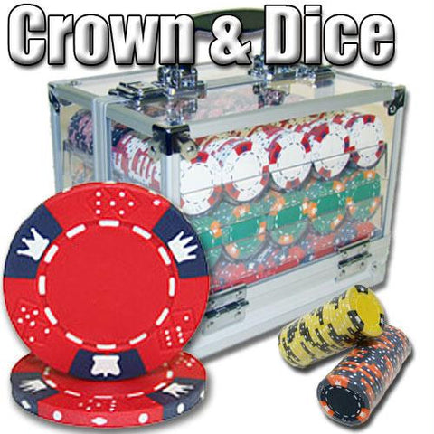 600 Ct - Pre-Packaged - Crown & Dice 14 G - Acrylic