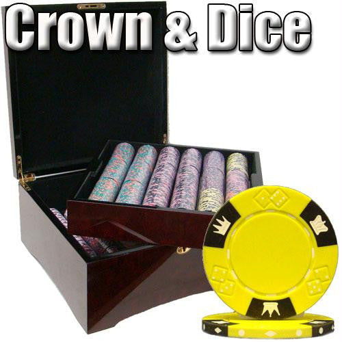 750 Ct - Pre-Packaged - Crown & Dice 14 G - Mahogany