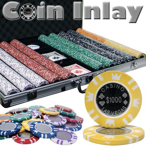 1000 Ct Aluminum Custom Breakout - Coin Inlay 15 Gram Chips