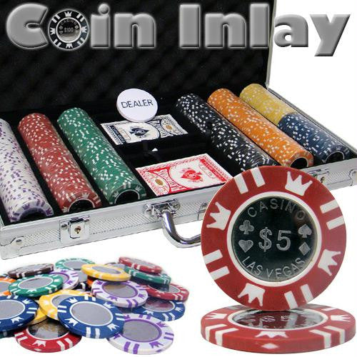 300 Ct Aluminum Pre-Packaged - Coin Inlay 15 Gram Chips