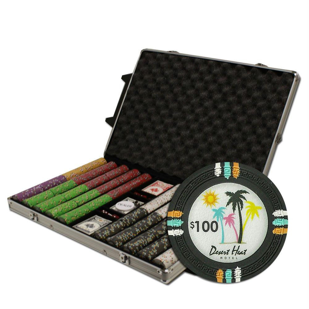 1000Ct Custom Claysmith Gaming "Desert Heat" Chip Set Rollin