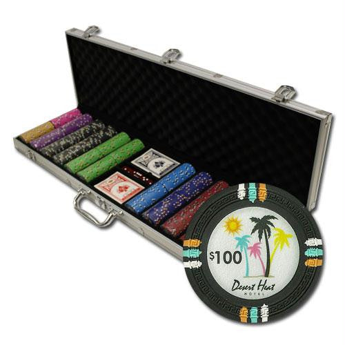 600Ct Claysmith Gaming "Desert Heat" Chip Set in Aluminum