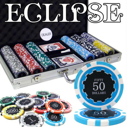 300 Ct Custom Breakout Eclipse 14 Gram Chips - Aluminum