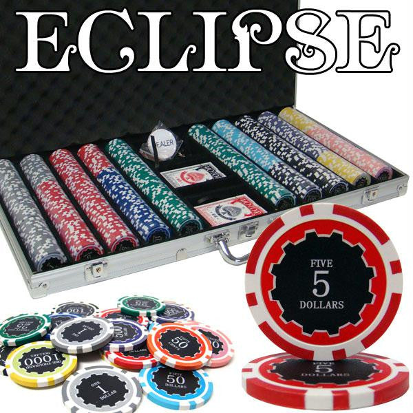 750 Ct Custom Breakout Ct Eclipse 14G Chip Set - Aluminum