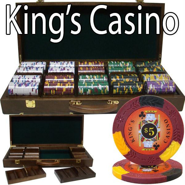 500 Ct - Custom Breakout - Kings Casino 14 G - Walnut Case