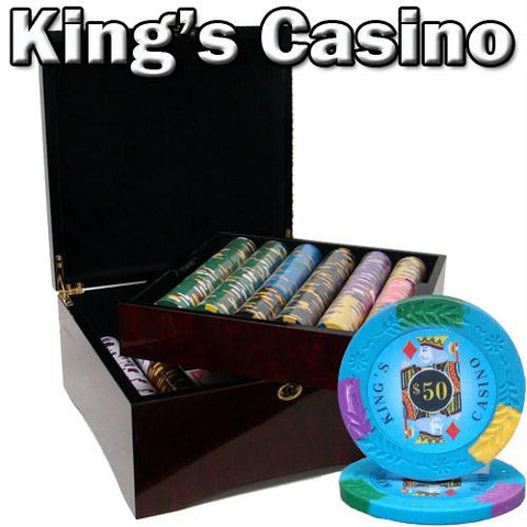 750 Ct - Custom Breakout - Kings Casino 14 G - Mahogany Case