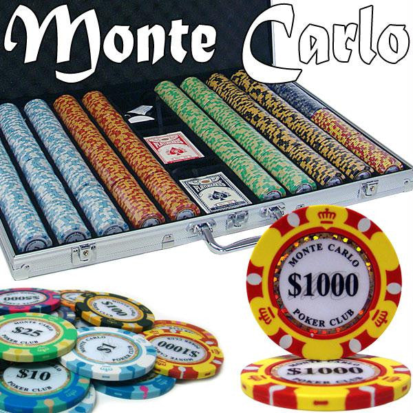 Custom - 1000 Ct Monte Carlo Chip Set Aluminum Case