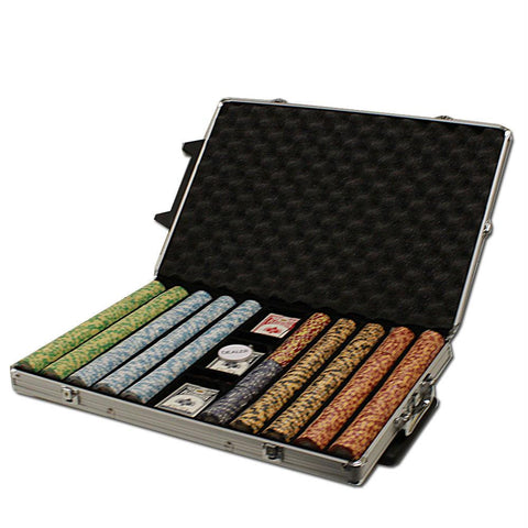 Pre-Pack - 1000 Ct Monte Carlo Chip Set Rolling Aluminum