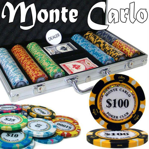 Custom - 300 Ct Monte Carlo Chip Set Aluminum Case