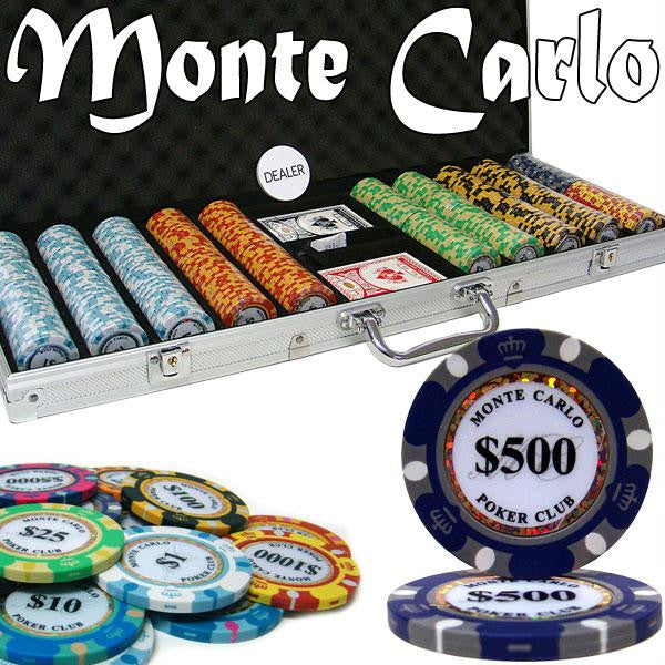 Custom - 500 Ct Monte Carlo Chip Set Aluminum Case