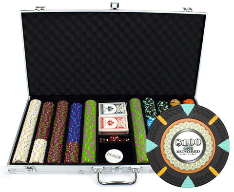 750Ct Claysmith Gaming 'The Mint' Chip Set in Aluminum Case