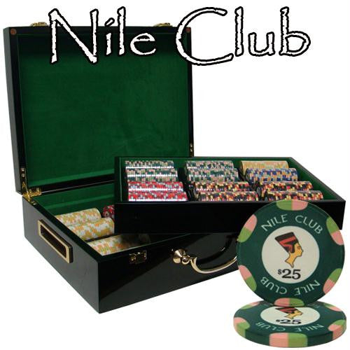 500 Ct Custom Breakout Nile Club Chip Set - High Gloss Case