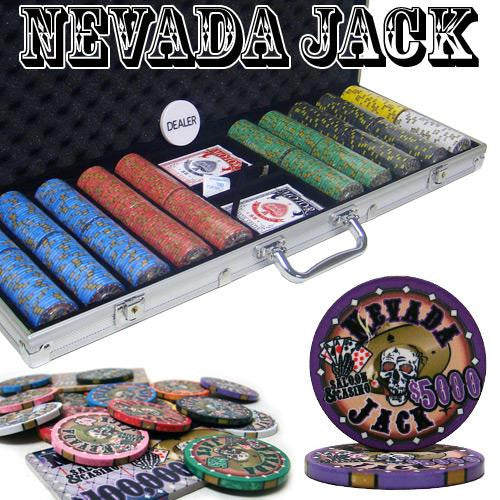 Pre-Packaged - 500 Ct Nevada Jack 10 Gram Chip Set