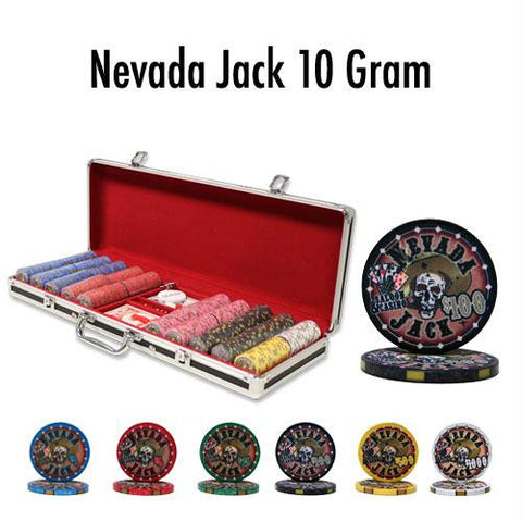 500 Ct - Custom - Nevada Jack 10 G - Black Aluminm