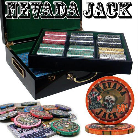 Pre-Packaged - 500 Ct Nevada Jack 10g Hi Gloss Chip Set