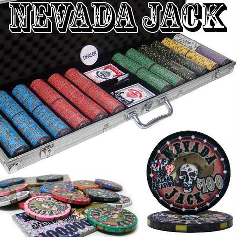 Pre-Packaged - 600 Ct Nevada Jack 10 Gram Chip Set