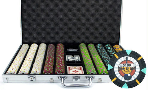 1000Ct Claysmith Gaming 'Rock & Roll' Chip Set in Aluminum