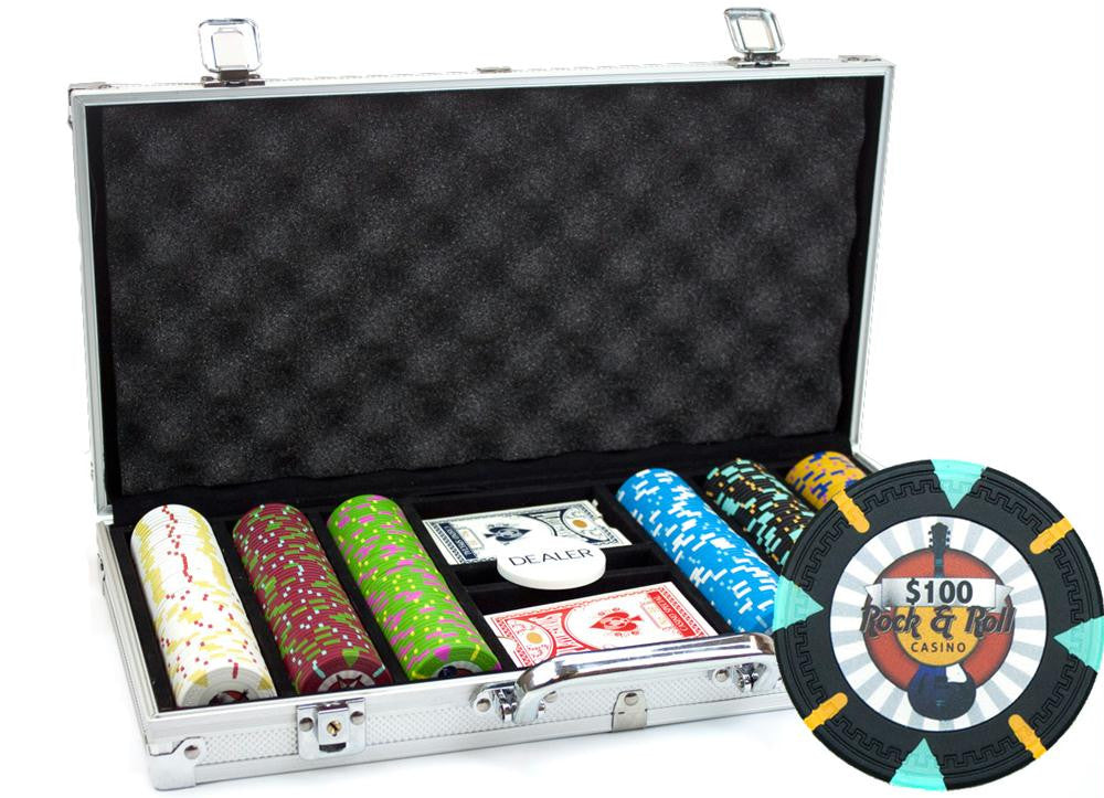 300Ct Custom Claysmith Gaming 'Rock & Roll' in Aluminum