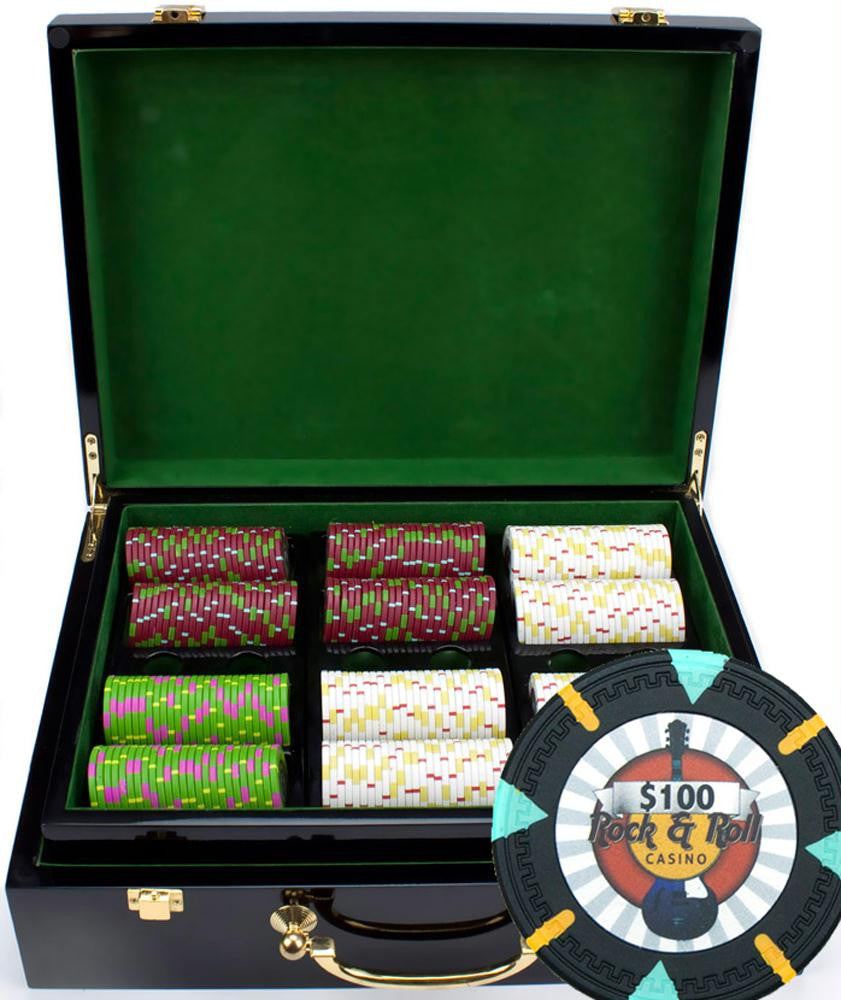 500Ct Claysmith Gaming 'Rock & Roll' Chip Set in Hi Gloss