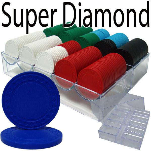 Custom Breakout 200 Ct Super Diamond Chip Set Acrylic Tray