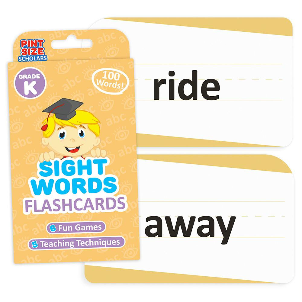 Sight Words Flashcards, Kindergarten