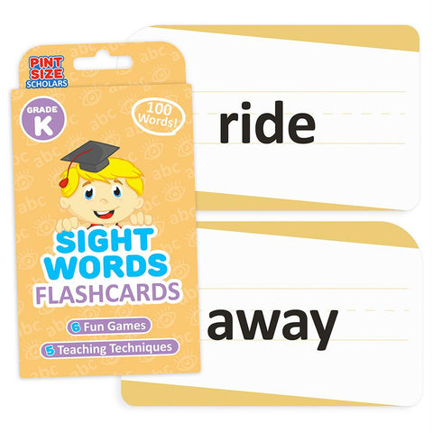 Sight Words Flashcards, Kindergarten