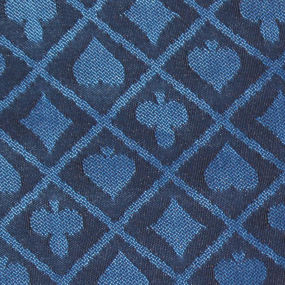 1 Ft Section of Blue Two-Tone Poker Table Speed Cloth