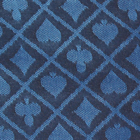 1 Ft Section of Blue Two-Tone Poker Table Speed Cloth