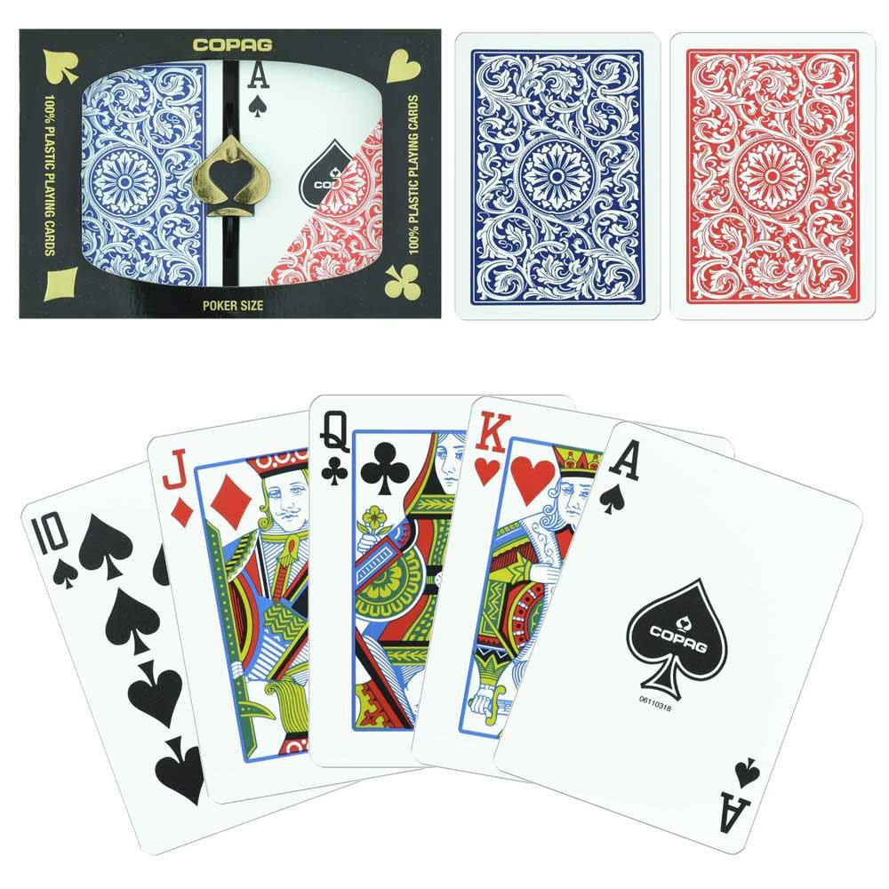 Copag 1546 Poker Red-Blue Jumbo